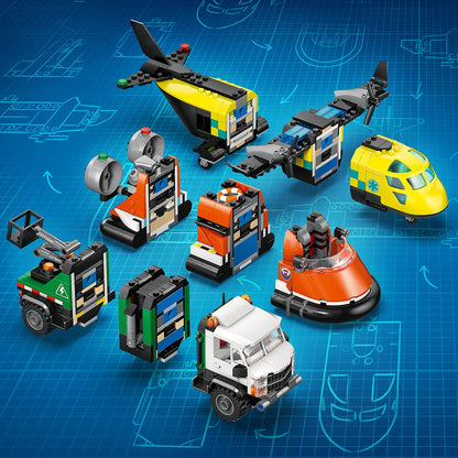 LEGO City: Airplane Service Truck and Hovercraft Remix (60505)