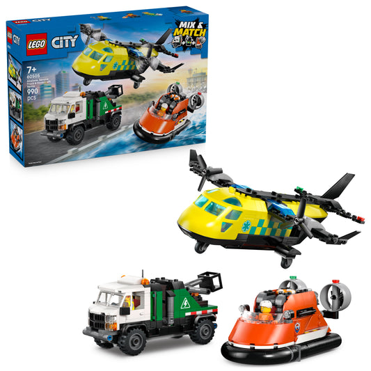 LEGO City: Airplane Service Truck and Hovercraft Remix (60505)