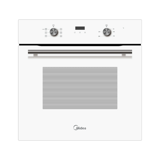 Midea 6 Function Built-In Oven – White Glass