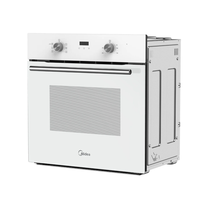 Midea 6 Function Built-In Oven, White Glass