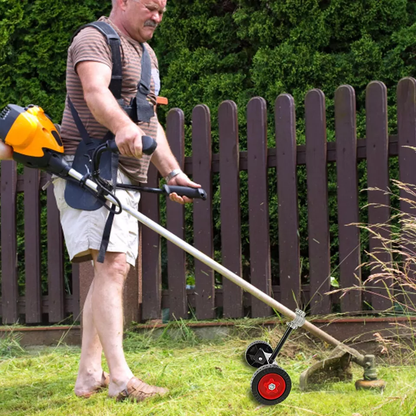 Universal String Trimmer Grass Eater Weed Cutter Adjustable Support Wheels Set