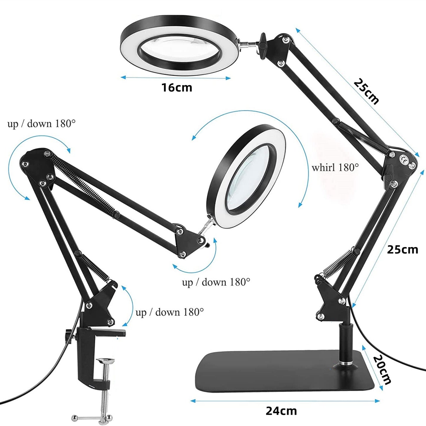Magnifying Lamp Desk Light - salelink.co.nz