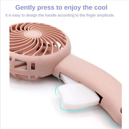 Hand Press Mini Fan