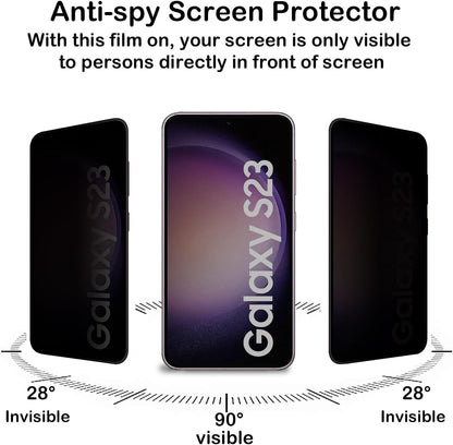 Samsung S23 Anti Spy Peep Privacy Tempered Glass Screen Protector
