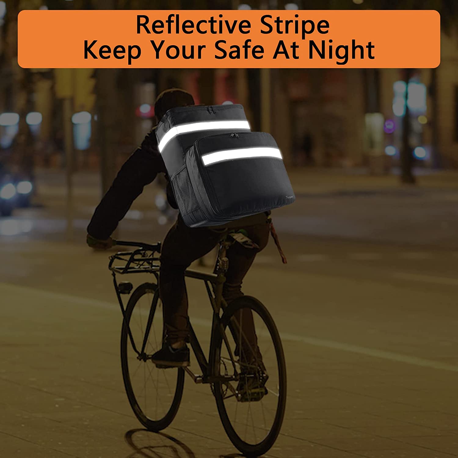 Food Delivery Backpack, Expandable Insulated Hot Pizza Bags - salelink.co.nz