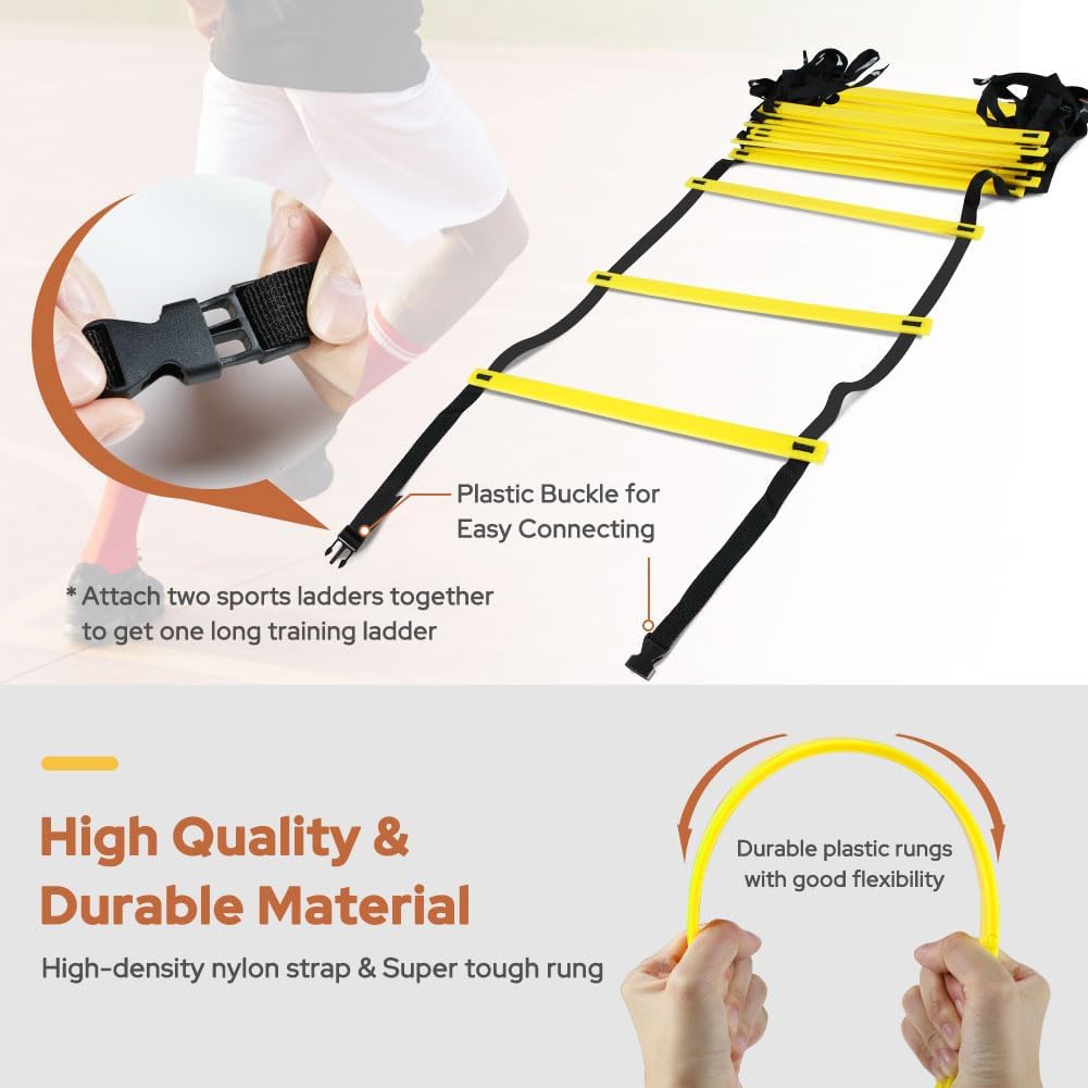 Agility Ladder Agility Training Ladder Speed 12 Rung 20ft