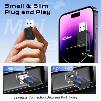 CarlinKit Mini Ultra Wireless Adapter Wireless CarPlay Android Auto