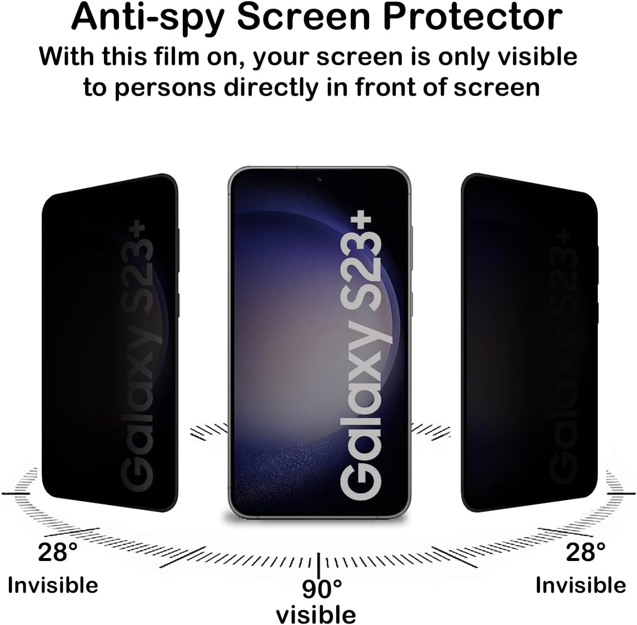 Samsung S23 Plus Anti Spy Peep Privacy Screen Protector - salelink.co.nz