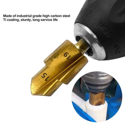 3pcs PPR Water Pipe Repair Drill Bit Set High-Speed Steel Easy Hole Expansion