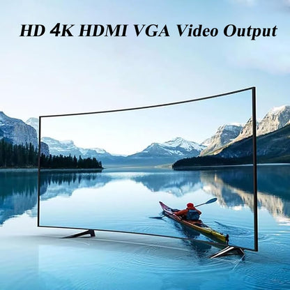 USB to HDMI/ VGA/ 3.5MM Headphone Adapter