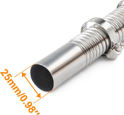 180cm Air Diesel Parking Heater Stainless Steel Exhaust Pipe Tube Gas