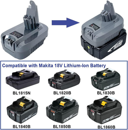 Makita to Dyson V6 Vacuum Cleaner Battery Adapter Converter