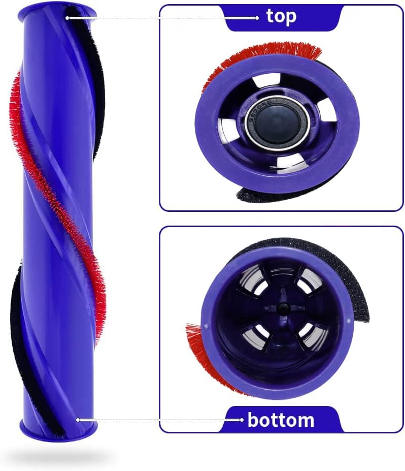 Brush Roller Brushbar Replacement For Dyson V6 V7 (4 Prong, No Screw) - salelink.co.nz