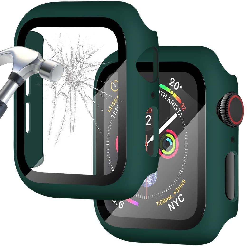38mm Apple Watch Case Glass Screen Protector - salelink.co.nz