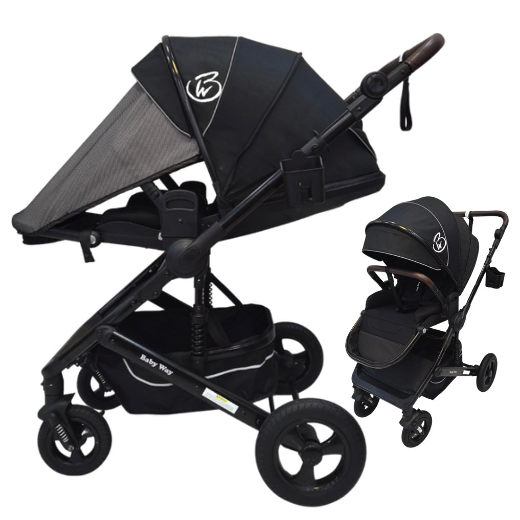 Preorder - Versa 2in1 Open Bassinet Stroller with Sunshade and Cup Holder