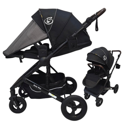 Preorder - Versa 2in1 Open Bassinet Stroller with Sunshade and Cup Holder