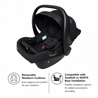 Preorder - 4in1 Crown Y Luxury Stroller + Open Bassinet + Cloud i-Size Capsule Car Seat + Isofix Base with Leg Support Travel System