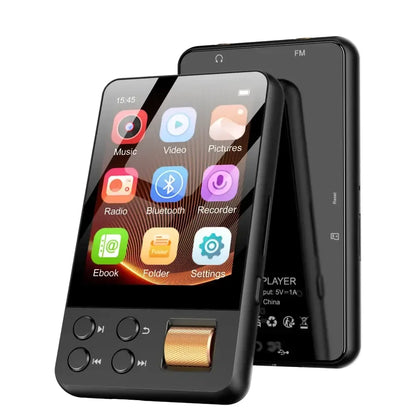 64GB Bluetooth 5.4 WiFi MP3 Player with Touchscreen & FM Radio