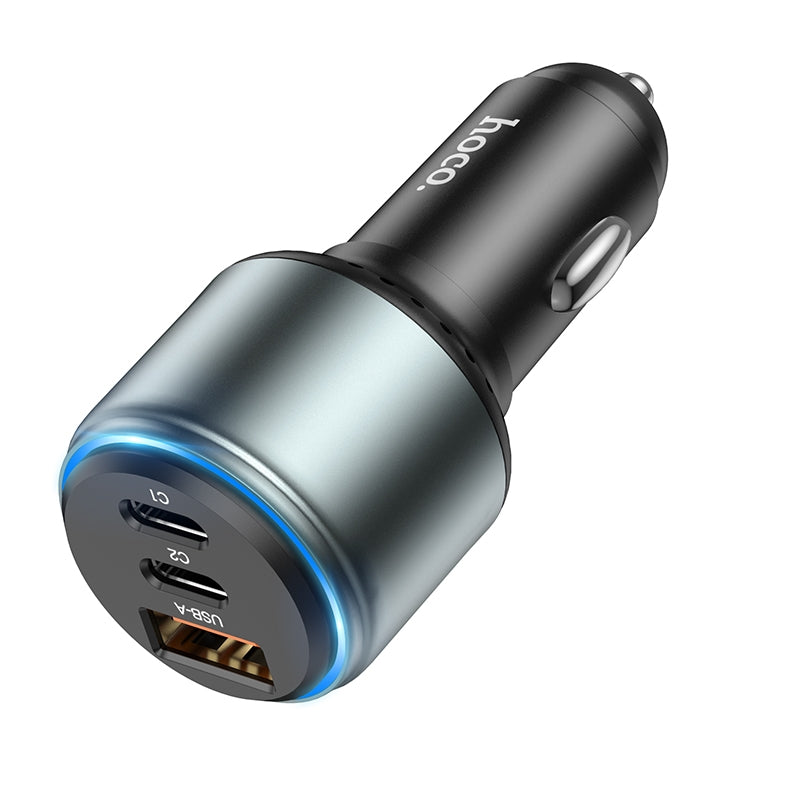 95w Car Charger USB Type-C Adapter for Apple Android