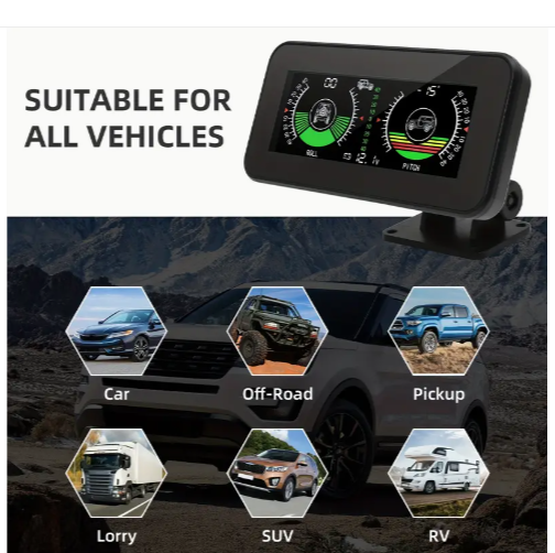 Car Digital Inclinometer HUD