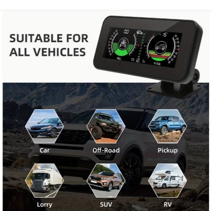 Car Digital Inclinometer HUD