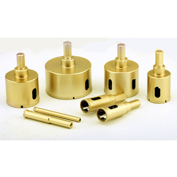 1x Gold 32mm Diamond Hole Saw Drill Bit Cutter Tile Glass Ceramic Porcelain Marble - salelink.co.nz