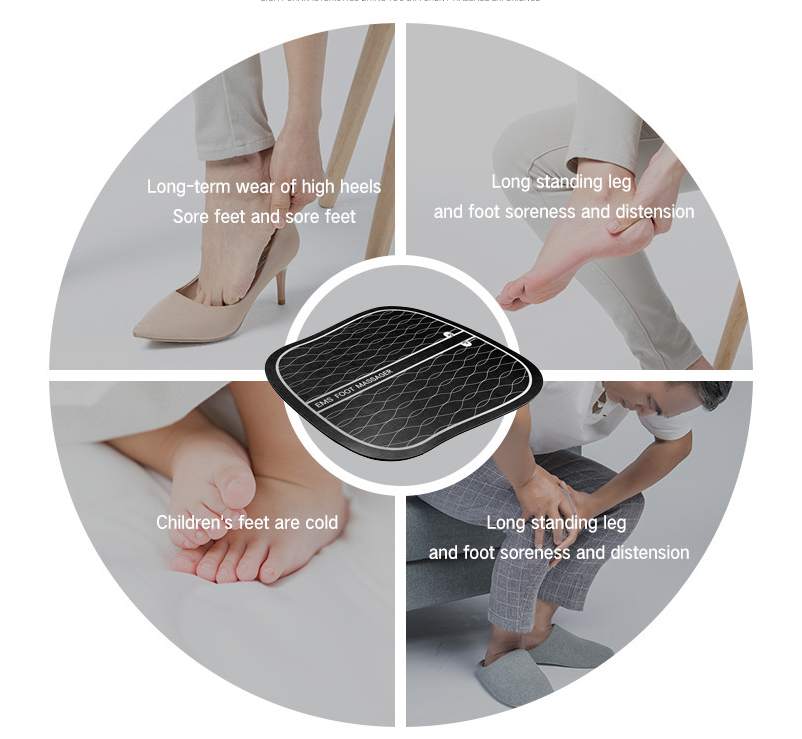 EMS Foot Massager with Mini Smart Foot Therapy Pad