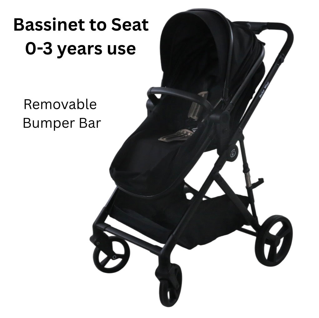 Preorder - 4in1 Crown Z Premium Stroller + Bassinet + Cloud i-Size Capsule Car Seat + Isofix Base with Leg Support Travel System