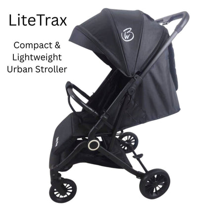 Preorder - LiteTrax Compact & Lightweight Urban Stroller + Capsule Car Seat + Base with Pull Handle
