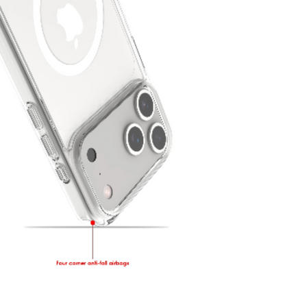 Shockproof Clear Wireless Charging Case for the iPhone 17 Series