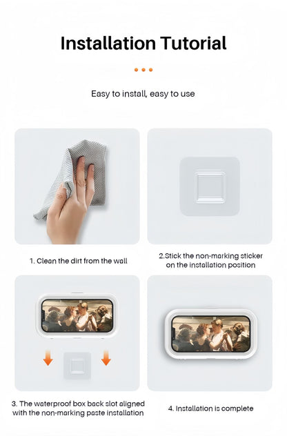 Shower Phone Holder Waterproof - salelink.co.nz
