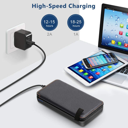 Solar Power Bank with 4 Panels 25000mAh - salelink.co.nz