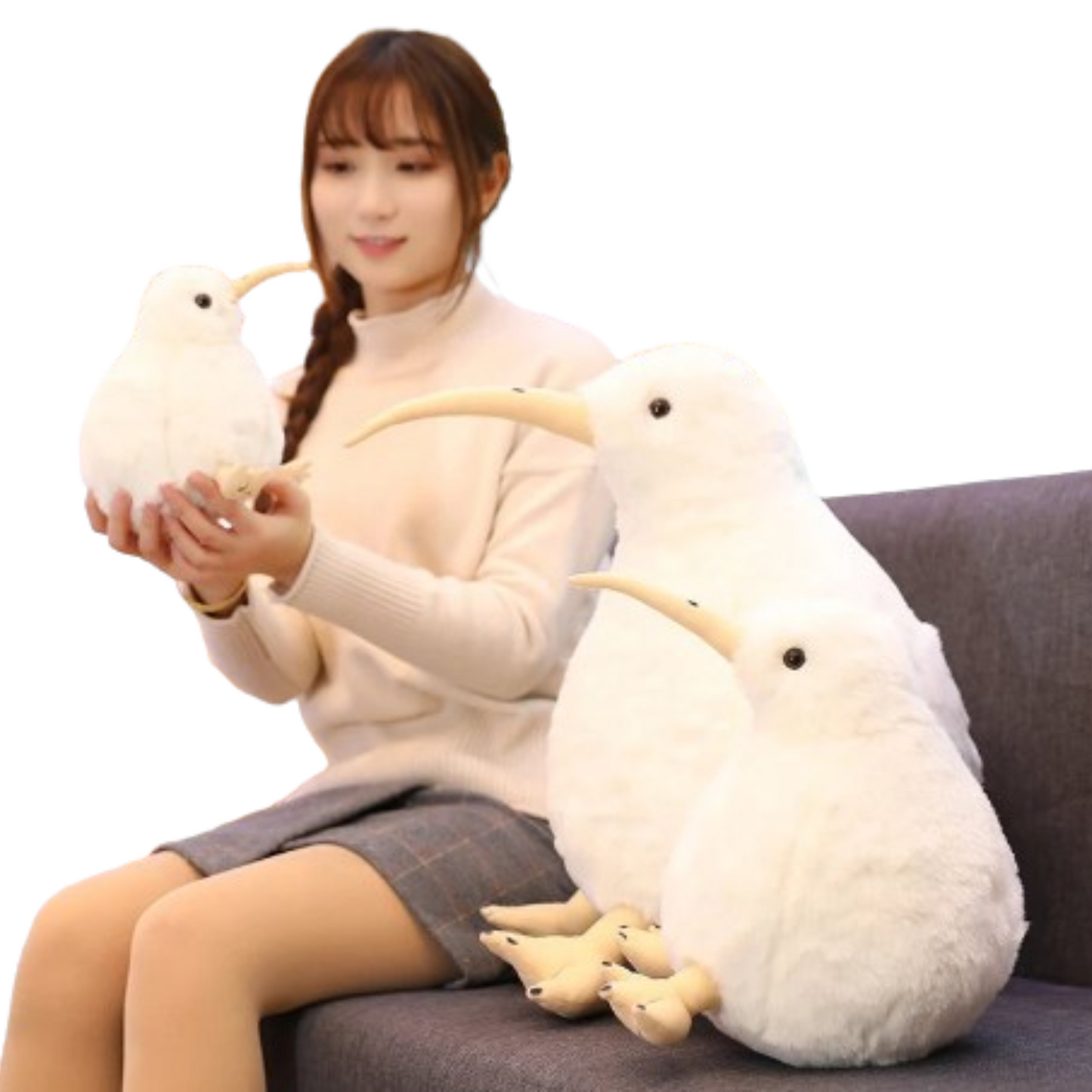 Lifelike Kiwi Bird Toy (2 colours available)