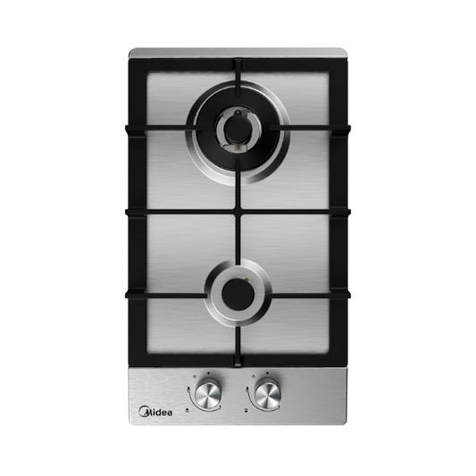 Midea 30cm 2 Burner Gas Hob Stainless Steel 30SB005 - Midea NZ