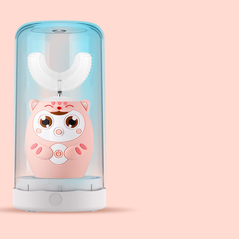 Children's U-Shaped Electric Toothbrush with Silicone Head