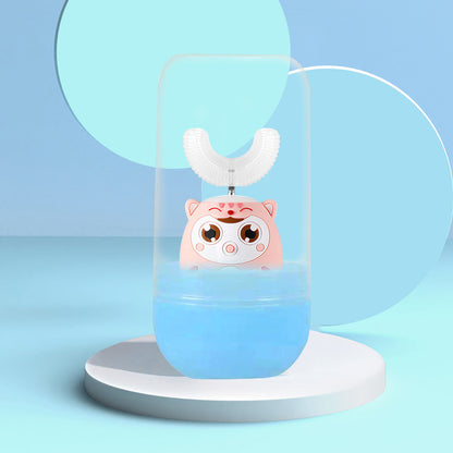 Children's U-Shaped Electric Toothbrush with Silicone Head