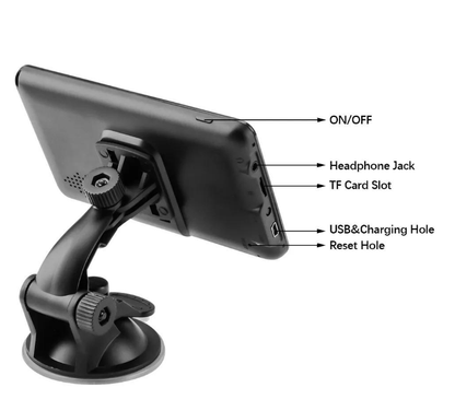 5" 8G+256M Multi-functional Touch Screen GPS Navigation for AU&NZ