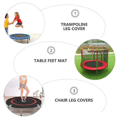 6 Piece Trampoline Foot Pads for Trampoline Legs