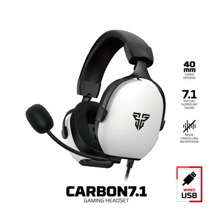 7.1 Wired Gaming Headset 40mm with Mic (available in Black & White)