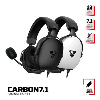 7.1 Wired Gaming Headset 40mm with Mic (available in Black & White)