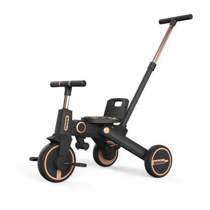 Birthday Gift-7 in1 Smart Folding Two-way Kid Trike Bike/ Stroller-Blue