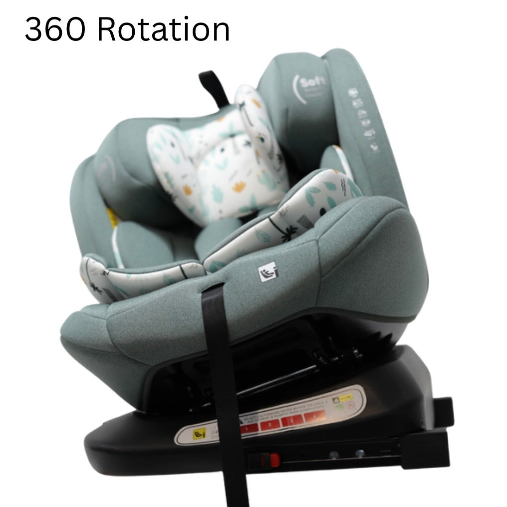 All-Rider Eden i-Size 360 Rotating and Convertible Car Seat with ISOFIX and Top Tether