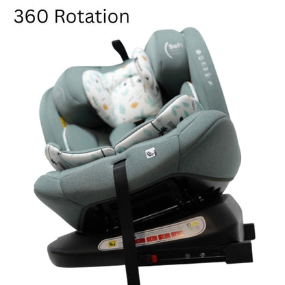 All-Rider Eden i-Size 360 Rotating and Convertible Car Seat with ISOFIX and Top Tether