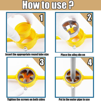 PVC Pipe Threading Kit