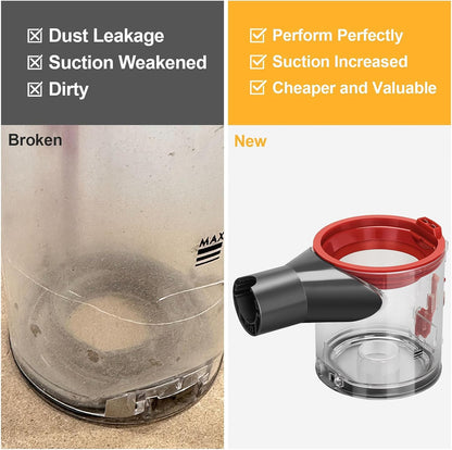 Replacement Dust Bin for Dyson V7 V8 SV10 SV11