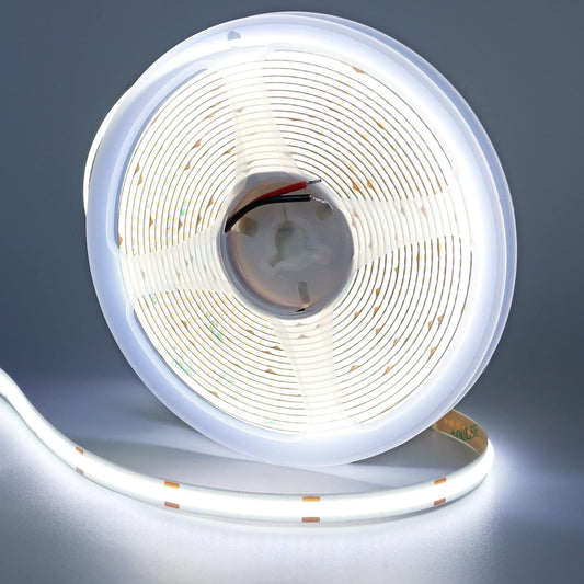 24V COB Cool White 5M LED Strip Light - salelink.co.nz