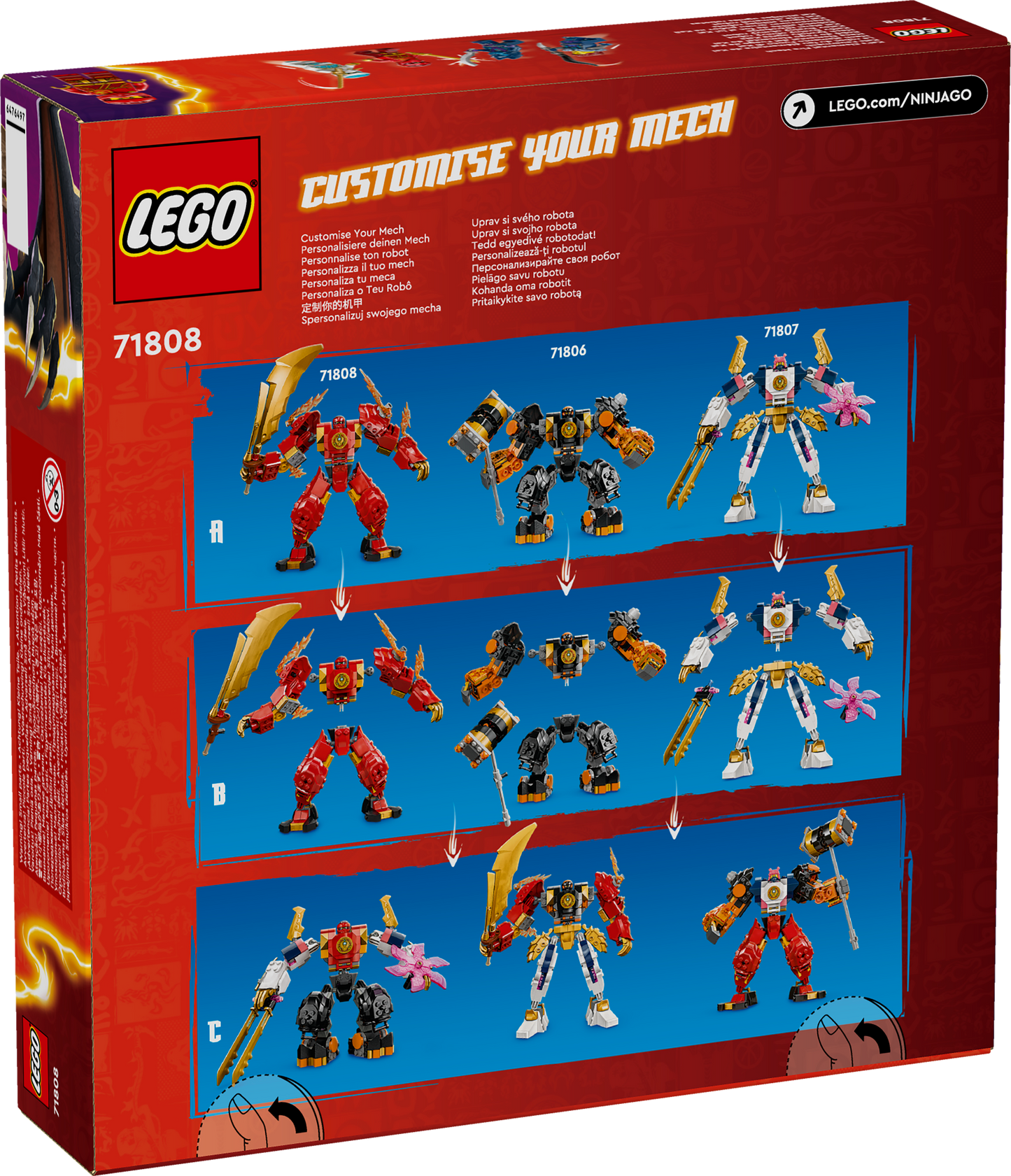LEGO NINJAGO: Kais Elemental Fire Mech (71808)