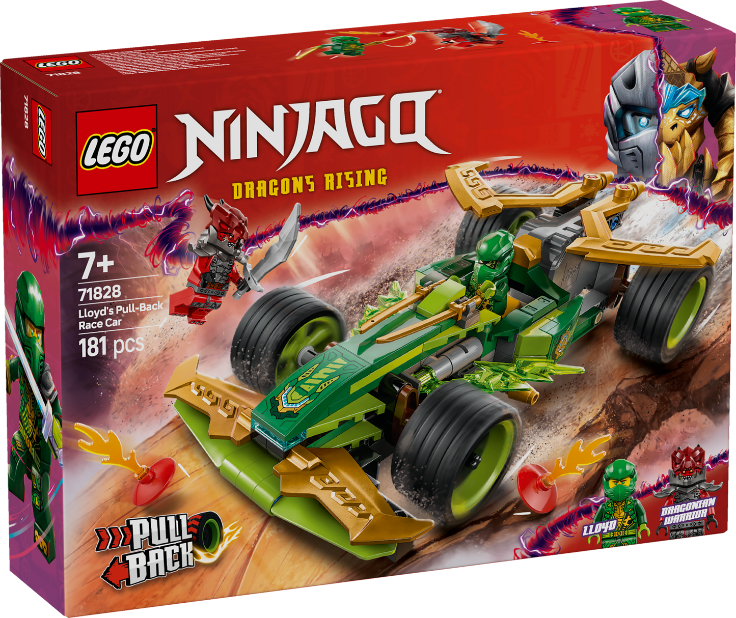 LEGO NINJAGO: Lloyds Pull Back Race Car (71828)