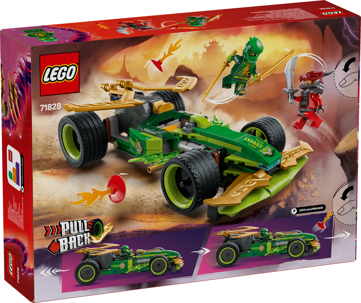 LEGO NINJAGO: Lloyds Pull Back Race Car (71828)