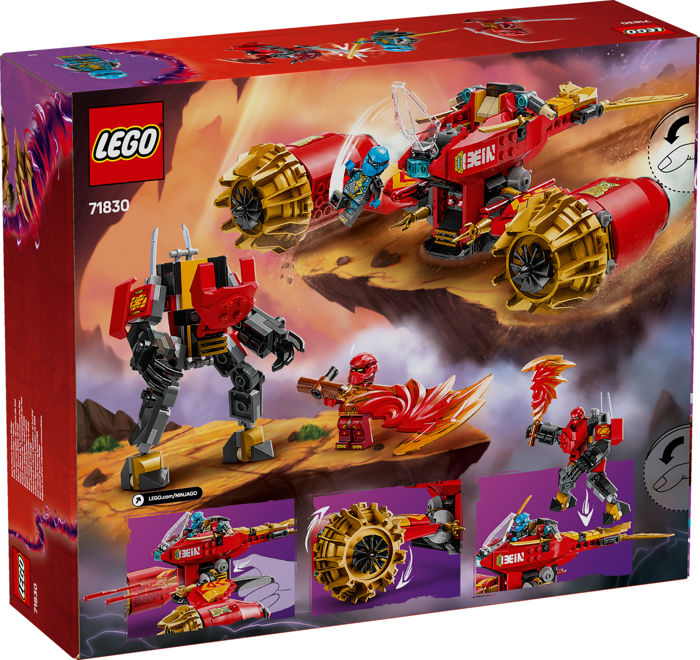 LEGO NINJAGO: Kais Mech Storm Rider (71830)